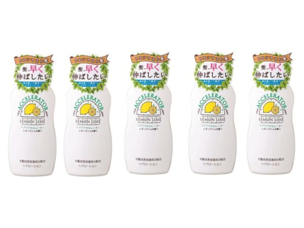 Hair Accelerator Lemon Lime Scent Hair Growth Lotion – 5-Pack (150ml Each)