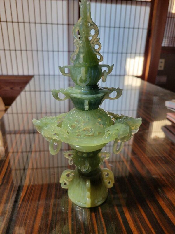 Antique Jade Incense Burner (With Damaged Parts) – Rare One-of-a-Kind Item