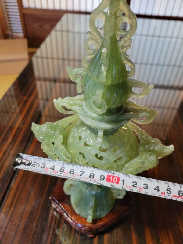 Antique Jade Incense Burner (With Damaged Parts) – Rare One-of-a-Kind Item - Image 4