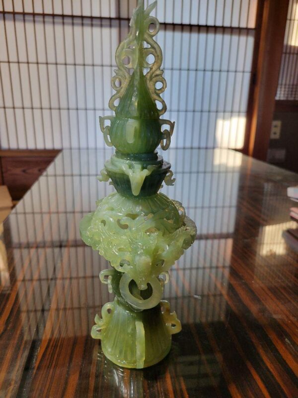 Antique Jade Incense Burner (With Damaged Parts) – Rare One-of-a-Kind Item - Image 5