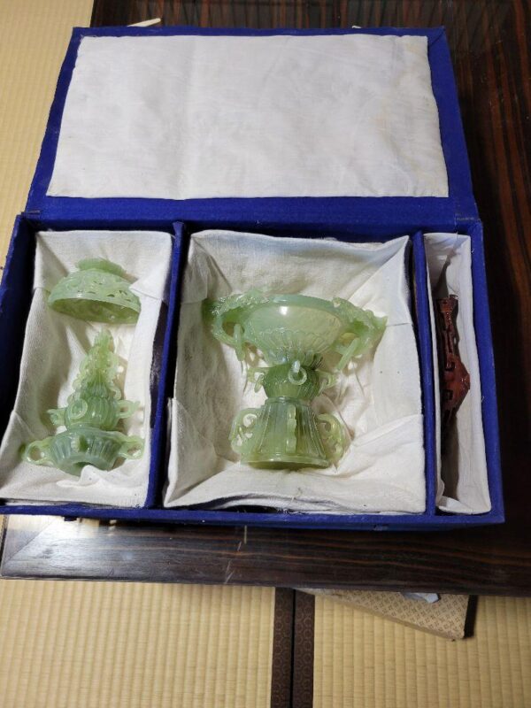 Antique Jade Incense Burner (With Damaged Parts) – Rare One-of-a-Kind Item - Image 6