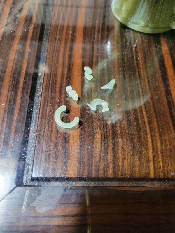 Antique Jade Incense Burner (With Damaged Parts) – Rare One-of-a-Kind Item - Image 7