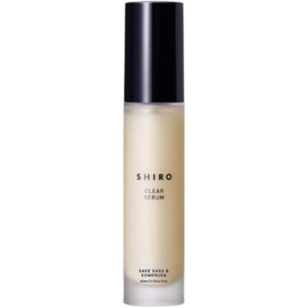 SHIRO Sake Kasu & Komenuka Clear Serum 60mL – Hydrating & Brightening Japanese Skincare