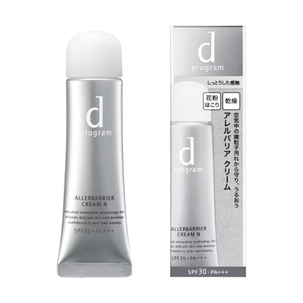 Shiseido d program Allerbarrier Cream SPF30 PA+++ – Gentle, Protective Sunscreen for Sensitive Skin - Image 2