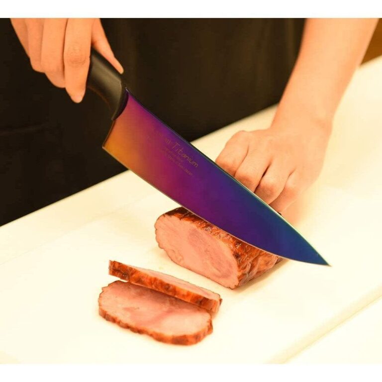 Sumikama Kasumi Titanium Kitchen Knife Opal 200mm - Image 3