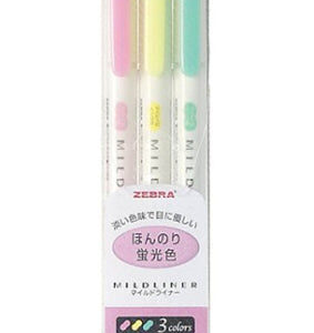Zebra-Mildliner-3-Color-Set