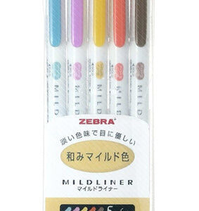 Zebra-Mildliner-5-Color-Deep-and-Warm-Set