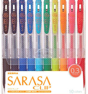 Zebra-Sarasa-03mm-10pc-Gel-Pen-Set-01