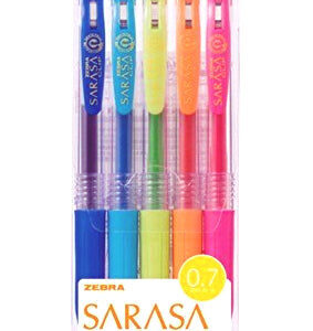Zebra-Sarasa-07mm-5pc-Gel-Pen-Set