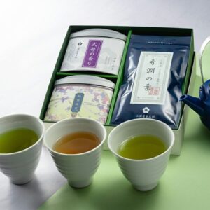 Japanese Tea Gift Set – Shikibu no Kaori, Kaga Bocha & Uji Green Tea