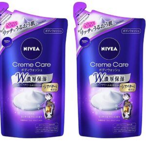 Nivea Cream Care Body Wash Rich Parfum Refill 360Ml (Set Of 4) From Japan