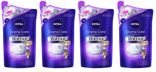Nivea Stunning Cream Care Body Wash 360ml - Luxurious Refill Set