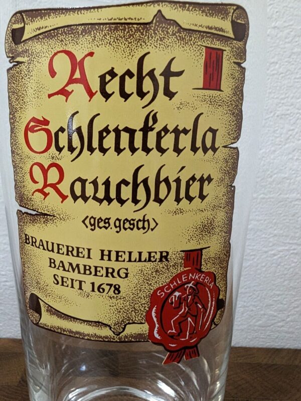"Aecht Schlenkerla Rauchbier Glasses 0.5L, Set of 3 - Traditional German - Image 3