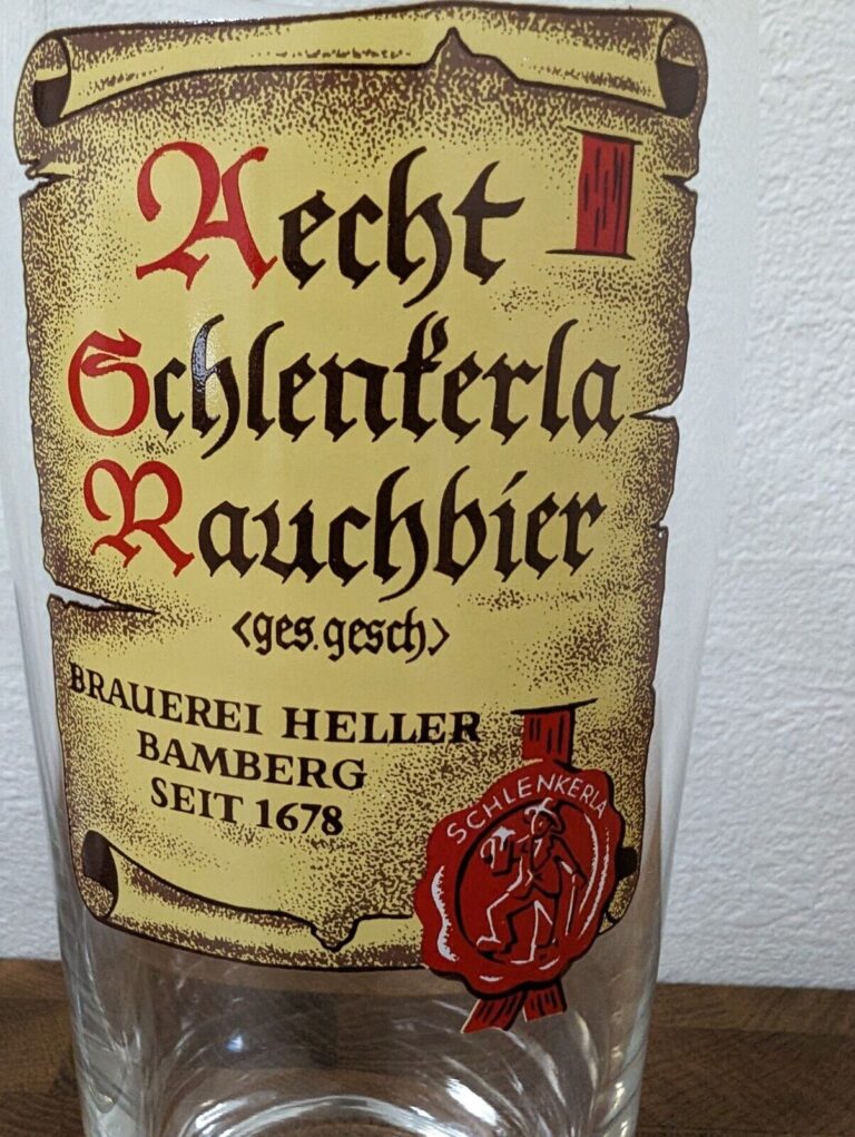 "Aecht Schlenkerla Rauchbier Glasses 0.5L, Set of 3 - Traditional German - Image 3