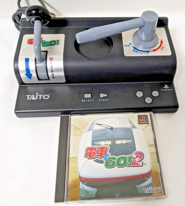 Official Taito PlayStation 1 Densha de Go Controller with 1 Game SLPH-00051