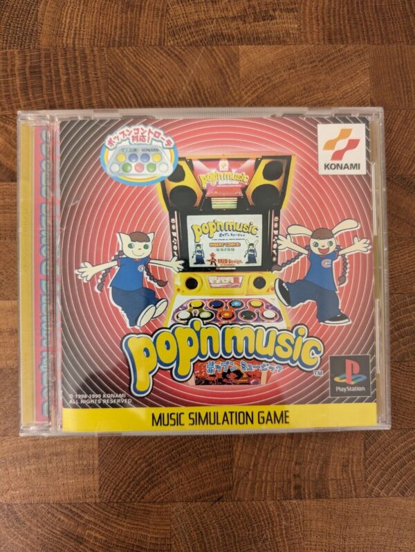 Pop'n Controller Sony Playstation PS1  + Game Pop'n music 1 Japan tested - Image 7