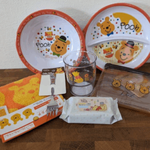 Winnie the pooh 7 piece set From Japan