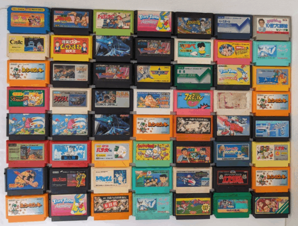 Nintendo Famicom bulk 56 Games  Not tested