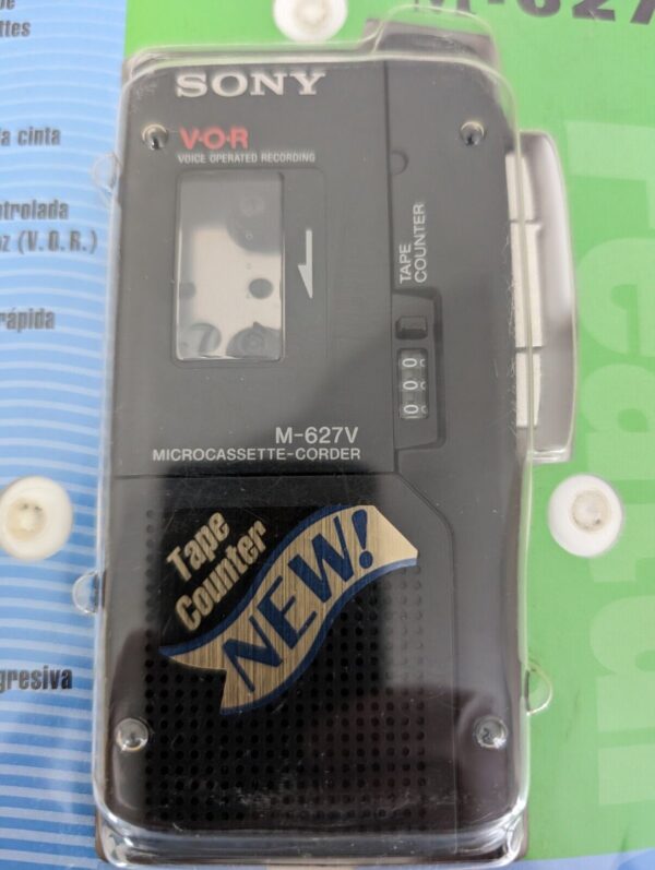 NOS Sealed SONY Pressman M-627V MicroCassette Voice Recorder - Image 3