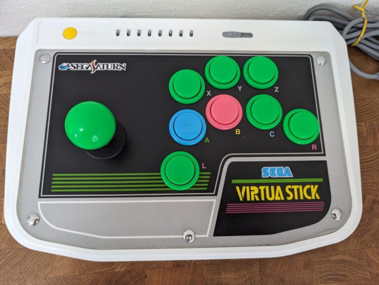 Sega Saturn Virtua Stick HSS-0136 Controller Good Condition - Image 3