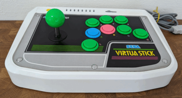 Sega Saturn Virtua Stick HSS-0136 Controller Good Condition