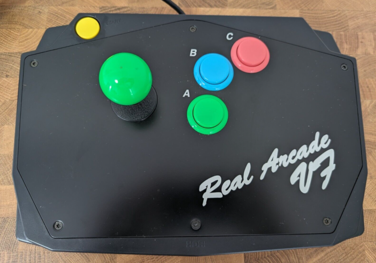 Boxed HSS-09 Hori Real Arcade V7 Fight Stick Controller Sega Saturn - Image 3