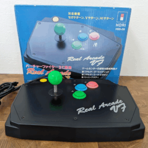 Boxed HSS-09 Hori Real Arcade V7 Fight Stick Controller Sega Saturn