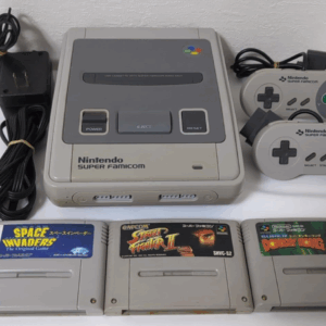 Nintendo Super Famicom Console w/ 2 Pads & Cords  NTSC-J 3 Comes With 3 Games