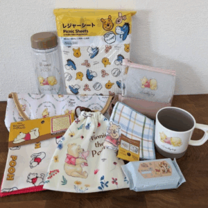 Winnie the pooh 9 piece set From Japan