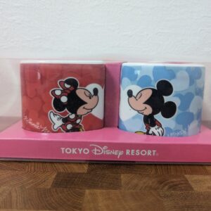 Tokyo Disney Resort  Mickey Mouse and Minnie Mouse love cups  Limited product